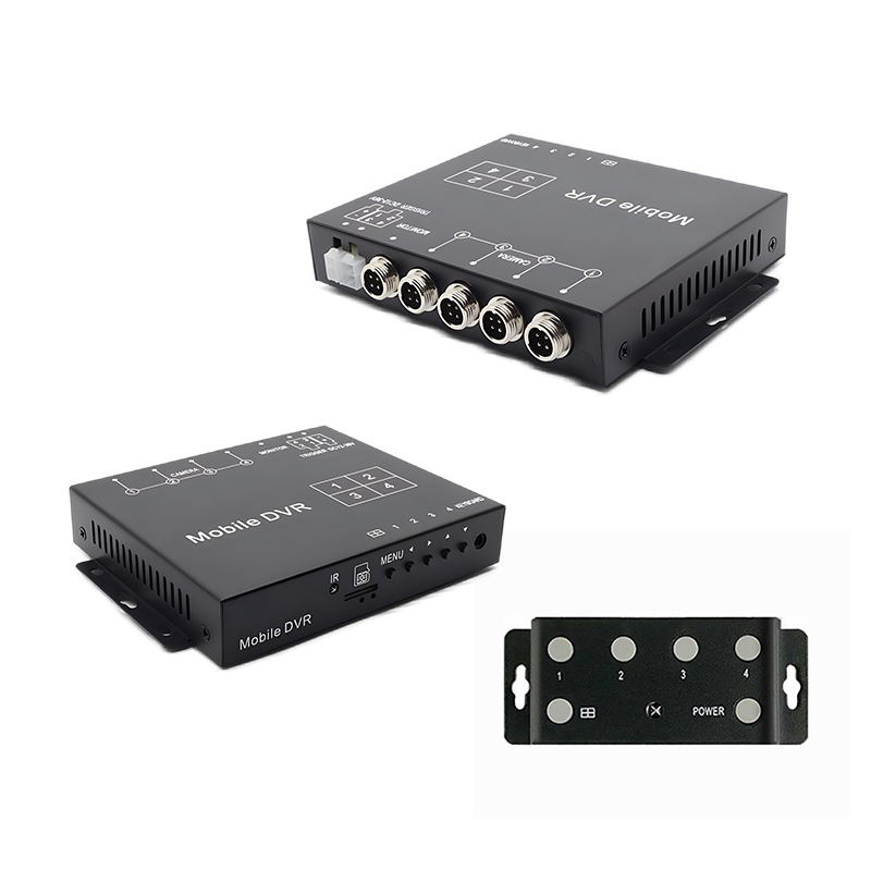 1080P AHD Quad Split Display Pemproses Video Menyokong Rakaman Video