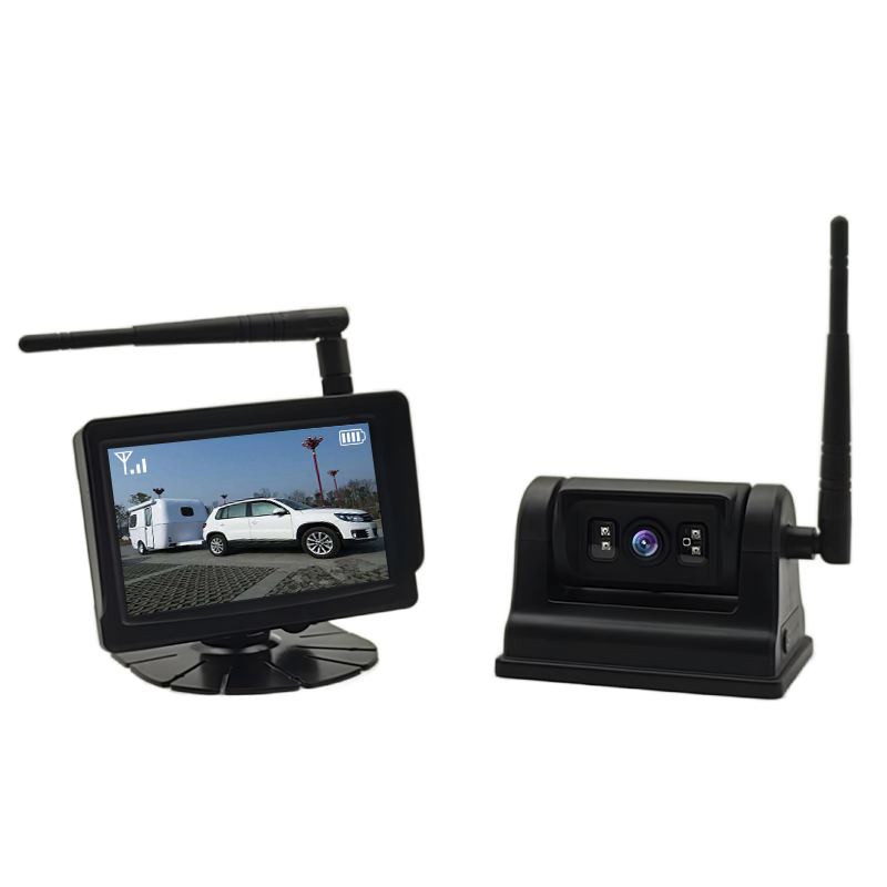 Tingkatkan keselamatan RV anda dengan Kit Kamera Penggunaan Kuasa Rendah Wayarles Digital Magnetik 5 inci