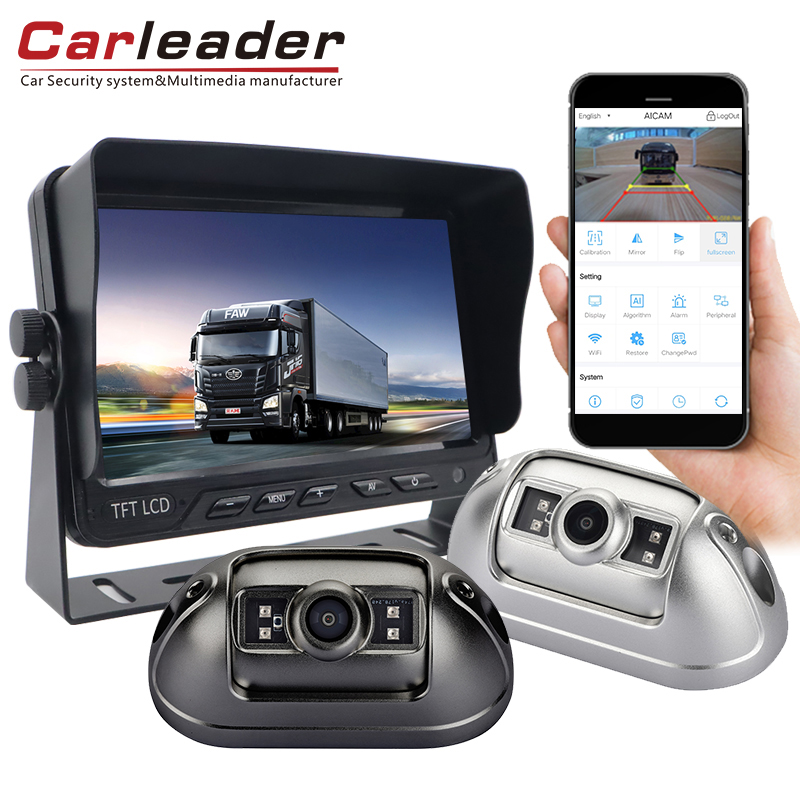 Sistem Kamera Kenderaan Pengesanan Titik Buta AI Carleader 1080P | Keselamatan Memandu Pemandu Pengiring