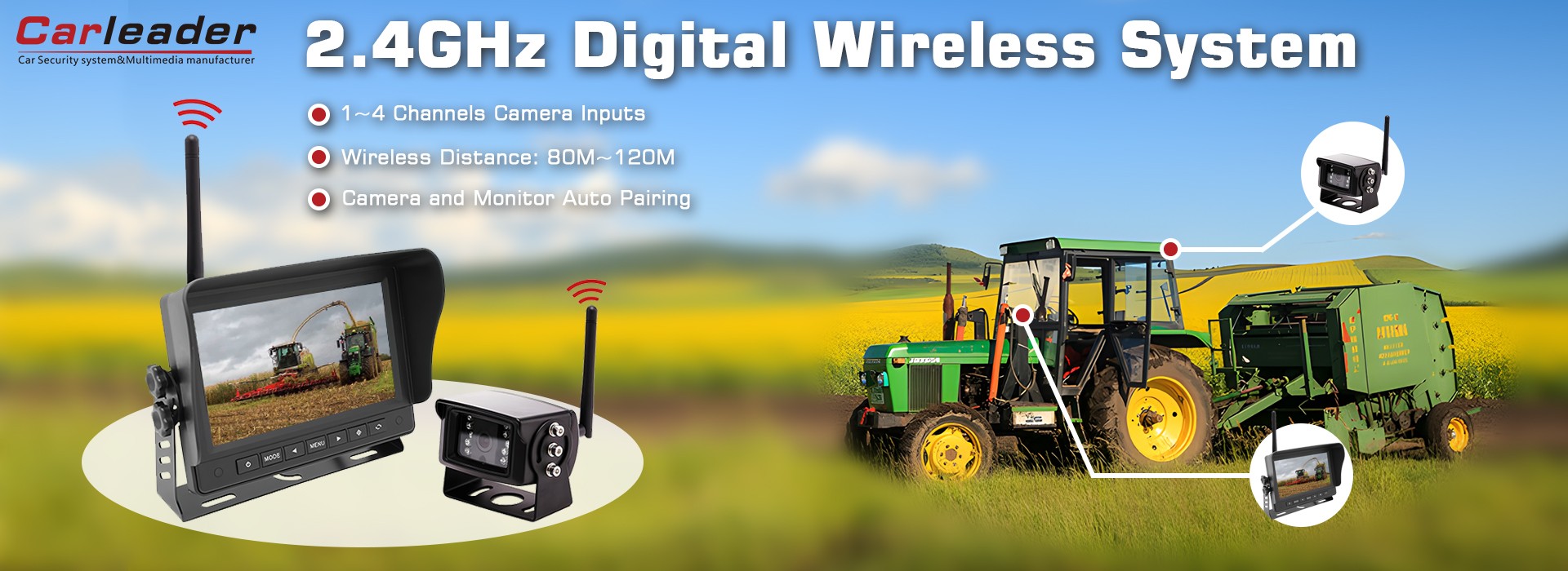 2.4GHz Sistem Tanpa Wayar Digital