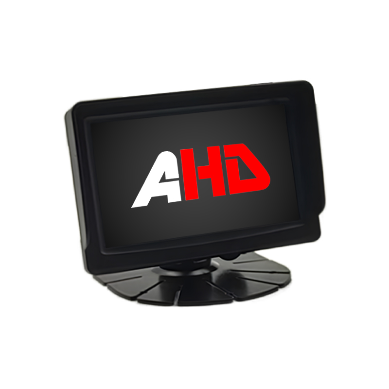 Carleader 5 Inci 2CH AHD Input Monitor Sandaran Kenderaan - Monitor AHD Digabungkan dengan Kompak dan Berfungsi