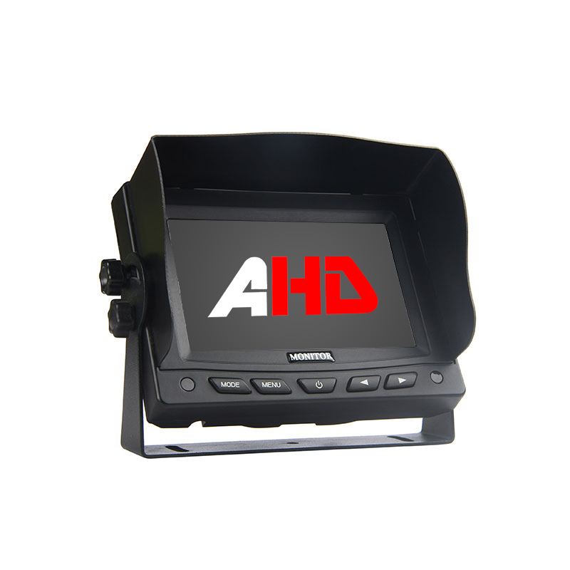 Carleader 5 Inci 2CH AHD Input Monitor LCD Songsang Kenderaan untuk Van RV Motorhome