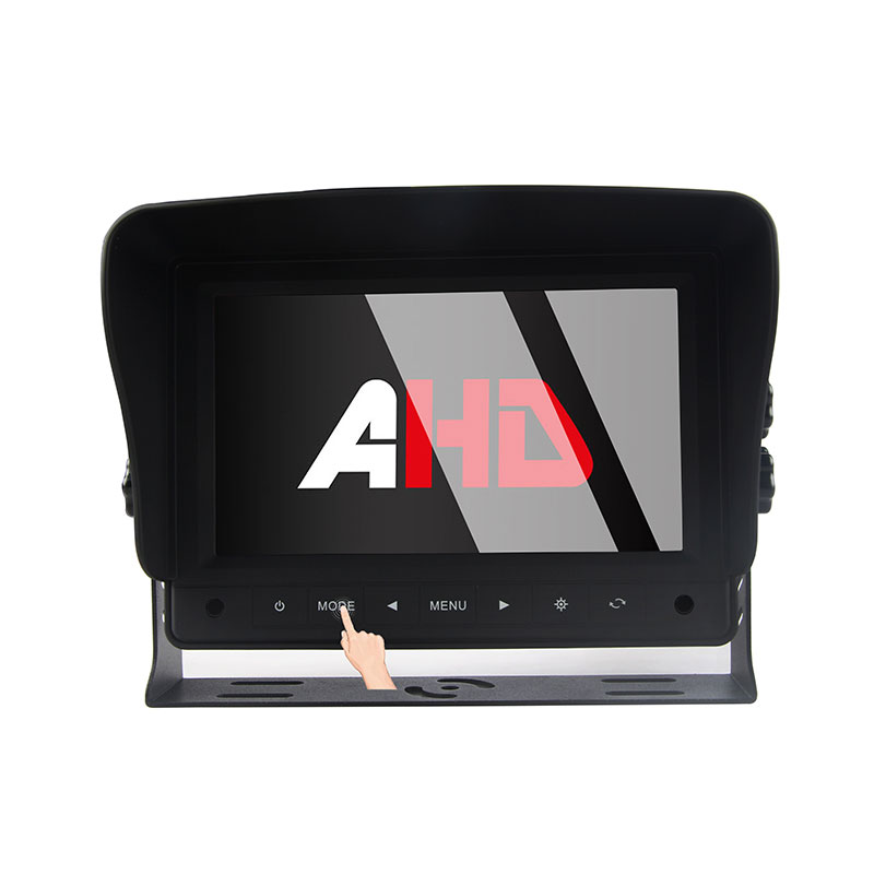 Butang Sentuh Carleader 7 Inci 2CH Heavy Duty AHD Vehicle Montior