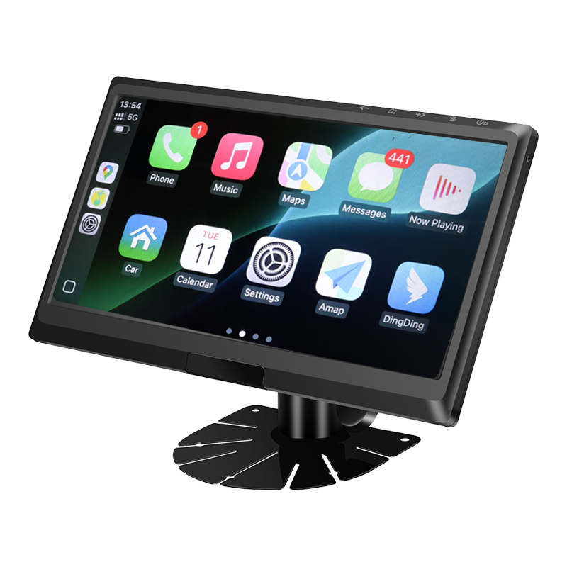 Carleader 9 Inch IPS AHD Input Isyarat Monitor Kenderaan Menyokong CarPlay Multimedia