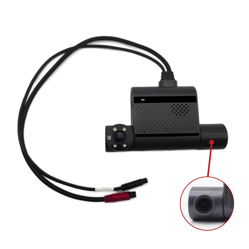 3-Saluran AI ADAS DMS Car Dash Cam