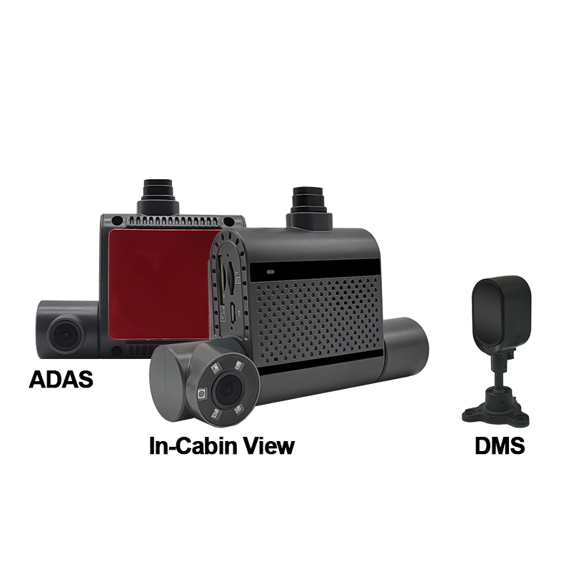 3CH ADAS+DMS Dual Lens AI Dash Camera 4G+GPS+Modul WiFi
