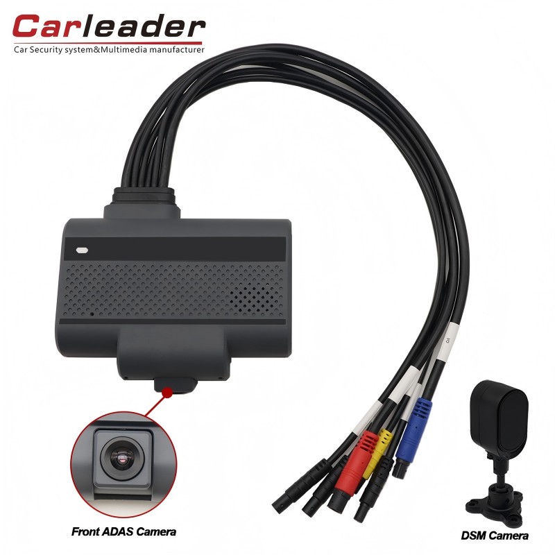 4CH AI Powered ADAS+DSM Dash Camera Support Output Video