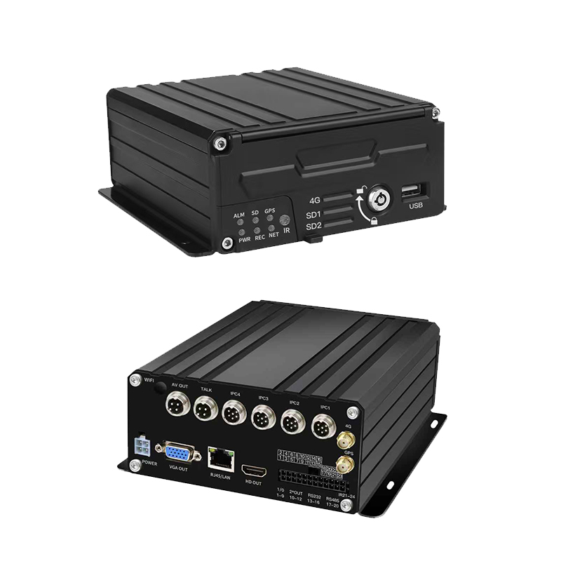 4CH IPC HDD Mobile NVR untuk Keselamatan Kenderaan