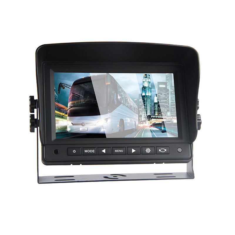 Monitor Dash Mount Vehicle Duty Heavy Duty 7inch Dengan Dua Input Kamera