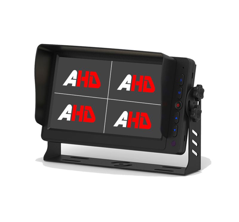 Paparan 7-inci dalam kereta HD quad split
