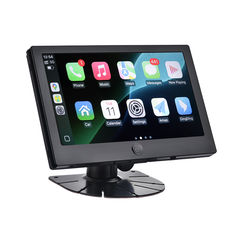 Monitor AHD Kenderaan Komersial IPS 7 Inci Menyokong CarPlay Multimedia