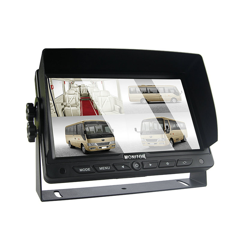 7 Inci Trak Onboard HD Quad Split Monitor