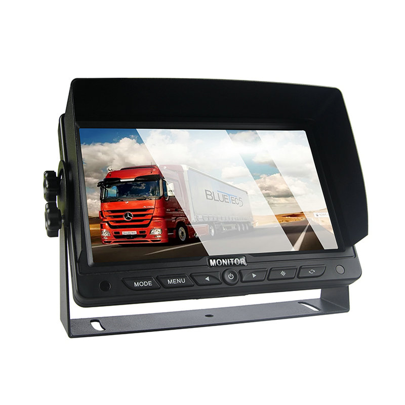 7inch Reversing Screen Keselamatan Kereta Heavy Truck Dash Mount Display