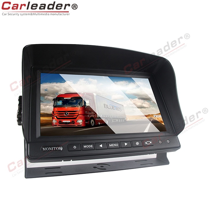 Monitor Dash Mount LCD Car 9inch Untuk Bas / Trak / Carvan