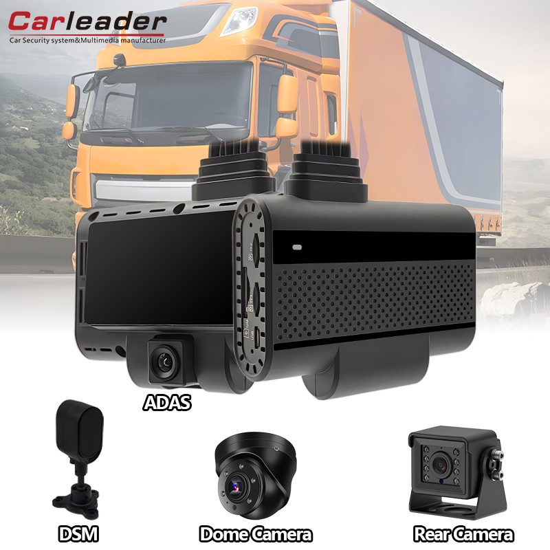 ADAS+DSM AI DVR Dash Camera Sistem untuk trak